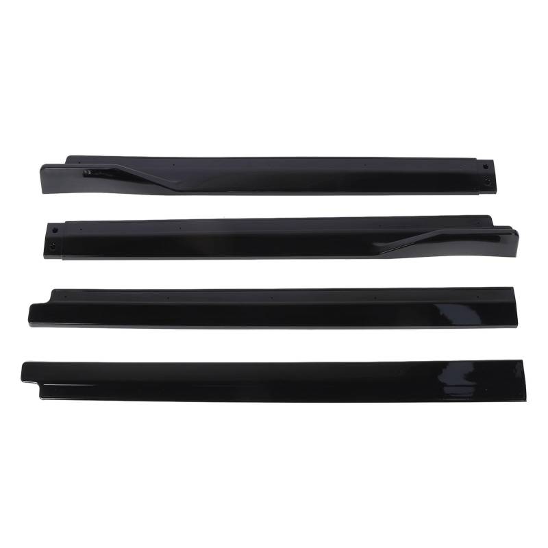 4 PCs Seitenrockspoiler Glänzend Schwarzer Aerodynamischer Sportlicher Look -Seitbezirks -Erweiterungen Splitter für XV80 2025 Abseits von MasYosh