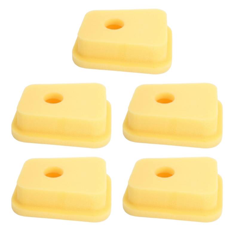 5 PCs Rasenmäherluftfilterschaum Hohe Filtrationseffizienz PU -Schwamm Luftfilter -Schaumfilter für LG27987S Lawnmowers von MasYosh