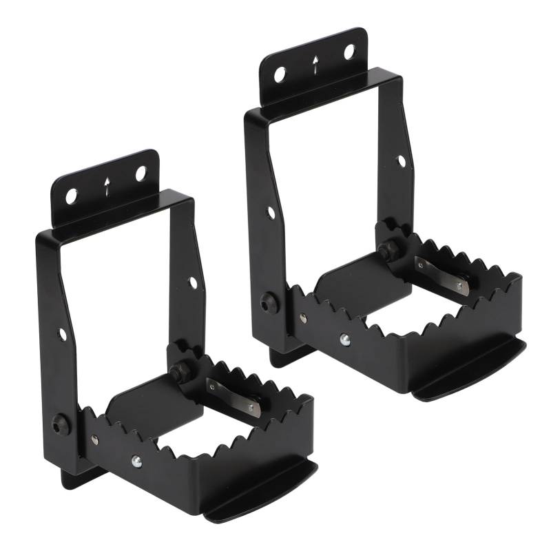 ATV Fußstützen Anti -Slip Universal Faltbar 4 Rad Heck Beifahrer Fußstifte Pedalersatz für Polaris Sportsman Scrambler von MasYosh