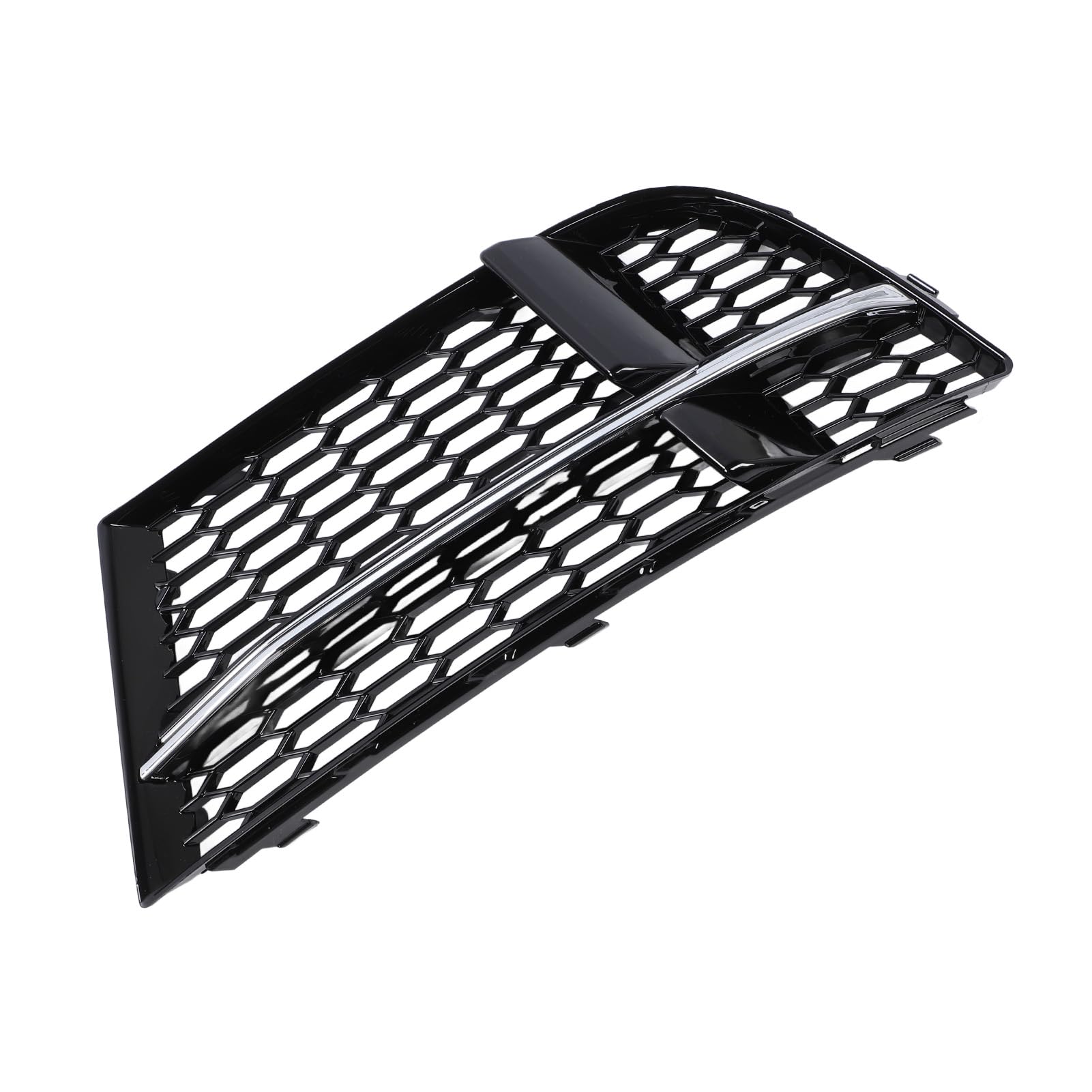 Fog Light Grill mit Chrom -Trim -Härte Langlebiger Gebrauchsanlagen für die Einfache Installation für A3 2017 Bis 2019 (Links: 8v3807681ae) von MasYosh