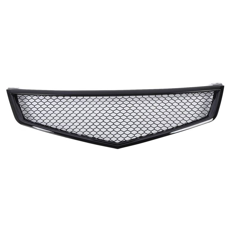 Gloss Black Mesh Front Stoßfänger Kühlergrill Schützend Sportlich Look für TSX 2006 Bis 2008 von MasYosh