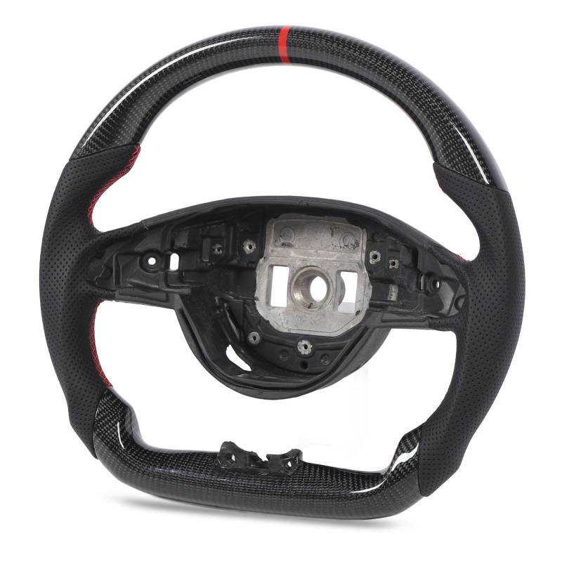 Kohlefaser-Lenkrad Perforiertes Leder für A B C E S CLA GLC GLE W176 W205 W213 W222 X253 W166 C117 AMG Line von MasYosh
