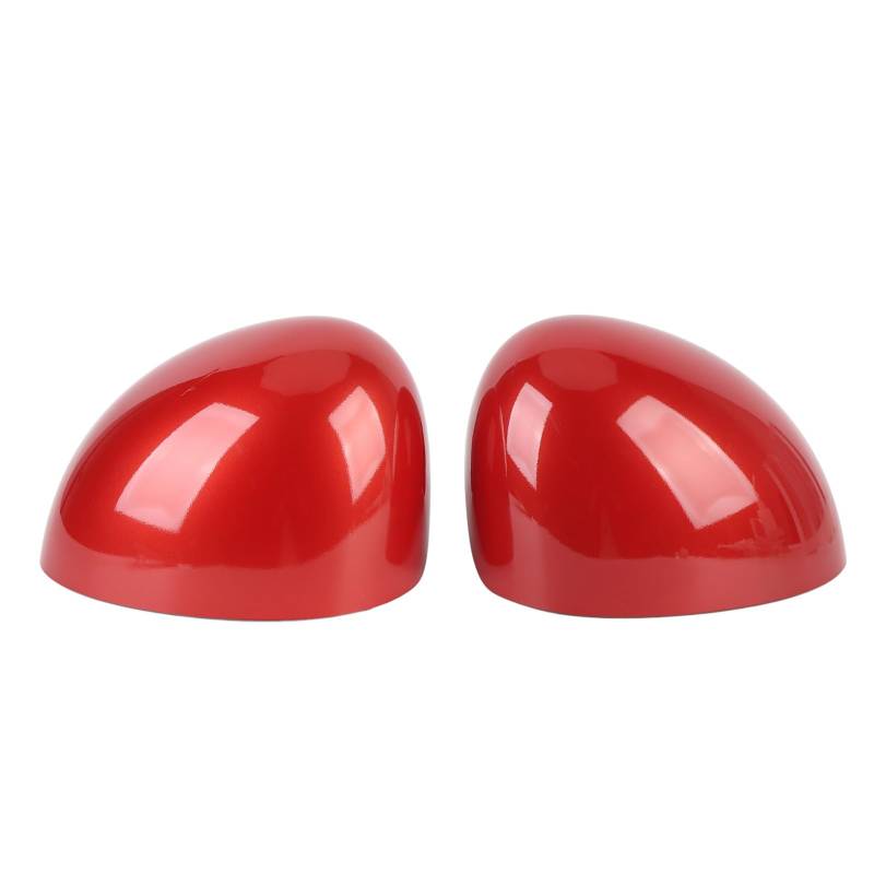 MasYosh 1 Paar Tür Seitenflügelspiegelabdeckung 51167401229 Stylish Außen Rückspiegelkappe für F54 F55 F56 F57 F60 Pre-LCI 2014 Bis 2019 (Rot) von MasYosh