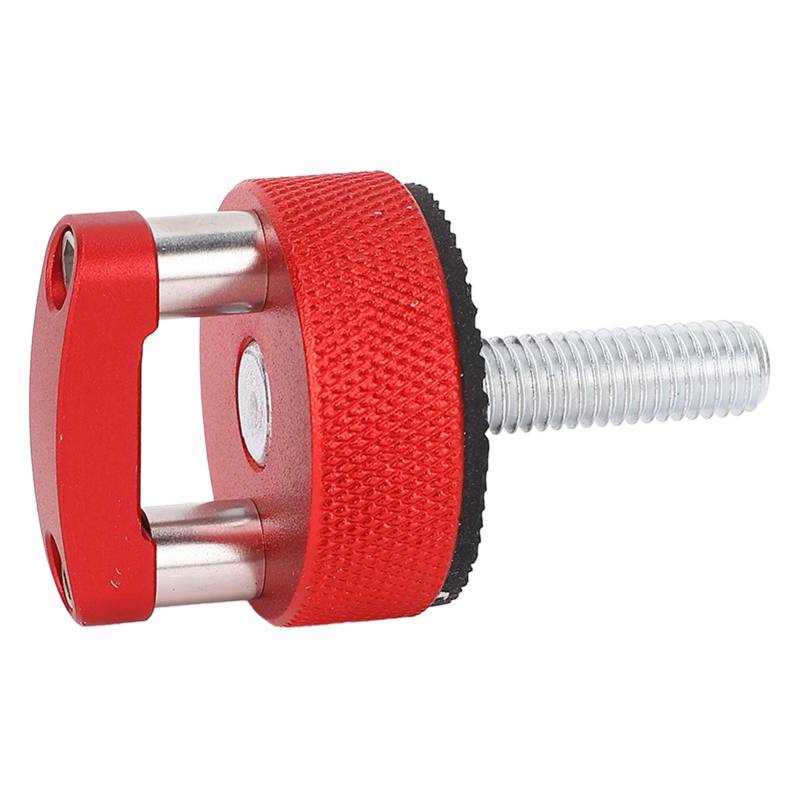 MasYosh 6pcs Schnellfreisetzungsdaumenschnecken Edelstahl -Billet Aluminium Hard Top Befestigungselement mit D -Ringersatz für JK JL JT (Rot) von MasYosh