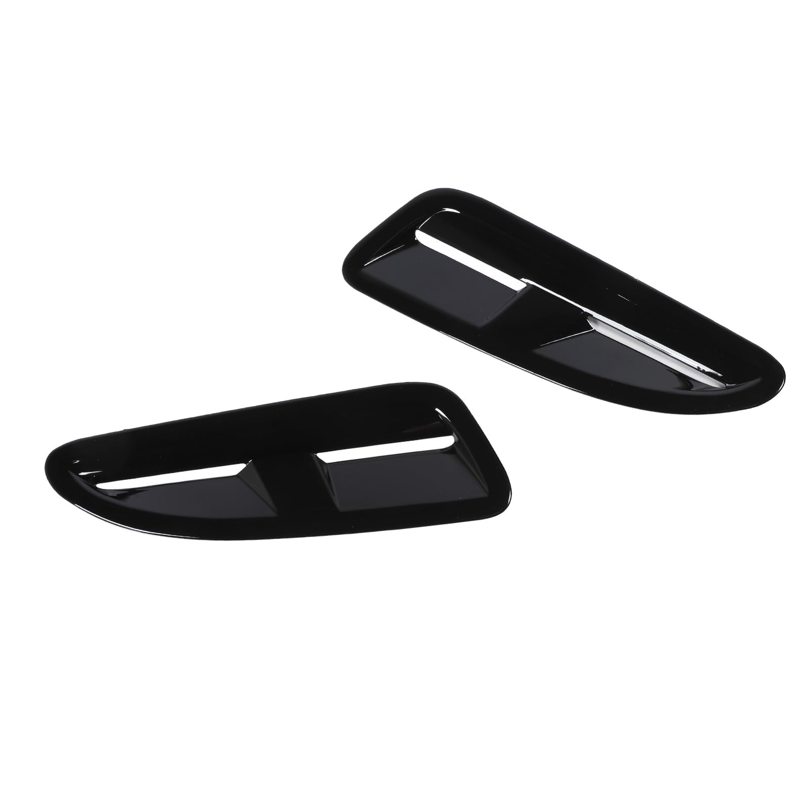 MasYosh Auto-Motorhaubenentlüftungshaube, Kratzfestes Lufteinlass-Scoop-Abdeckungs-Trimm-Kit für F10 F11 F32 F33 F36 F30 F80 G30 G31 (Glänzend schwarz) von MasYosh