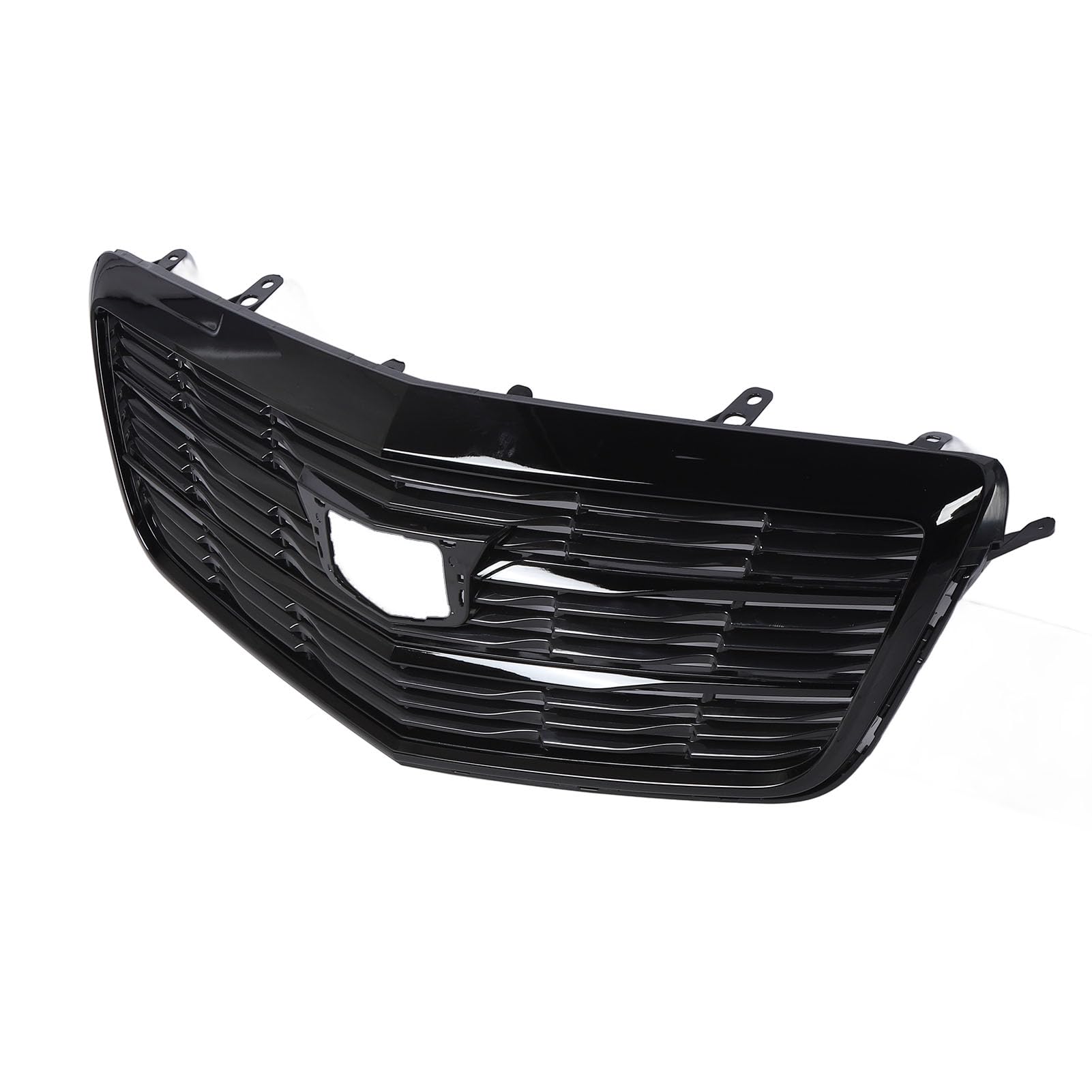 MasYosh Vordere Stoßfänger Upper Kühlergrill 22879627 Rugged Front Upper Hood Grill Ersatz für ATS 2015-2019 (Schwarz) von MasYosh
