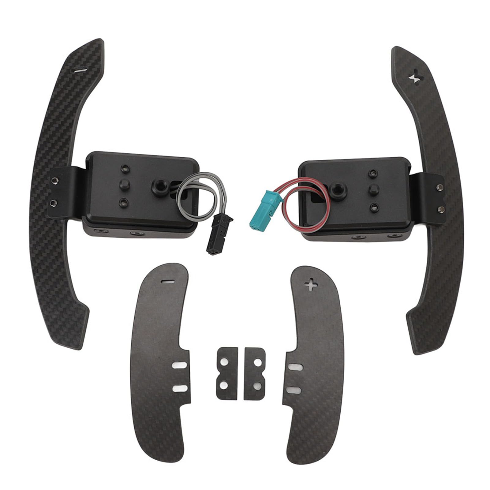 Paar Lenkrad-Shift-Paddel 14cm Metall-Legierung Carbon-Faser-Magnetschalt-Paddel für 2 3 4 5 6 7 Series G Chassis Paar Lenkrad-Shift-Paddel 14cm Metall-Legierung Carbon-Faser-Magnetschalt-Paddel für 2 3 4 5 6 7 Series G Chassis von MasYosh