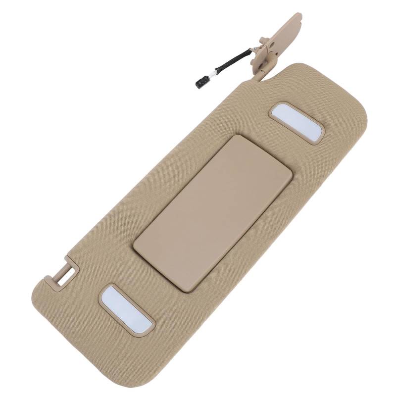 Seitensonnenvisier Beige Sonnenschutzvisierbrett mit Make -up -Spiegel für 1500 2500 3500 HD -Fahrzeugmodelle (Rechts: 22850310) von MasYosh