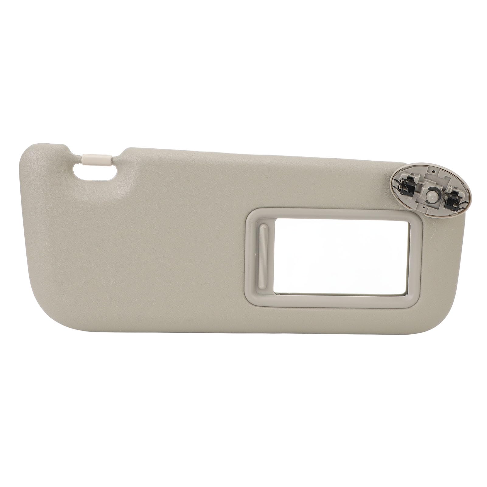Sun Visor Pu Beige Sonnenschutz Visorspiegel mit Make -up -Spiegel -Ersatz für 2007 Bis 2013 (Rechts) von MasYosh