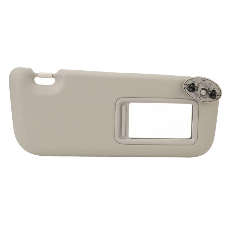 Sun Visor Pu Beige Sonnenschutz Visorspiegel mit Make -up -Spiegel -Ersatz für 2007 Bis 2013 (Rechts) von MasYosh