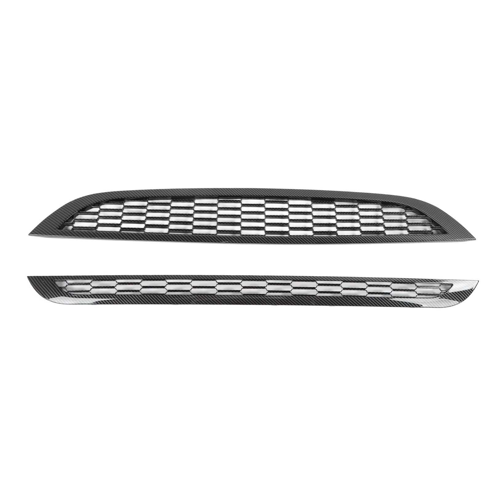 Vordere Mesh Kühlergrilleinsatz Panel 51137026202 Stilvoller Look Oberen Unteren Vorderen Stoßstangen -Maschen -Kühlergrilleinsatz für R50 R53 R52 (Kohlefaserstil) von MasYosh