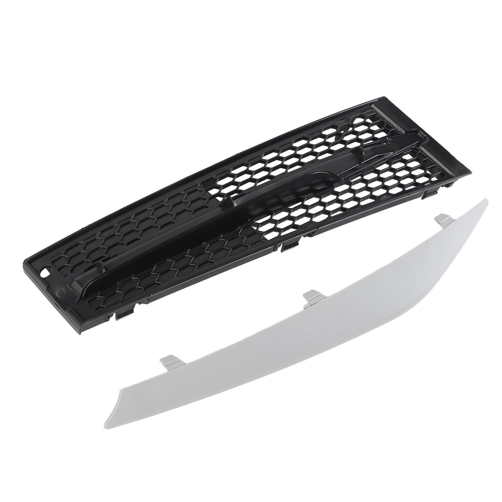 Vordere Stoßfänger Unteren Kühlergrill mit Trim Strip Set Fashion Decoration Ersatz für 3er E92 E93 LCI 2011-2013 (Rechts: 51117229182+51117227924) von MasYosh
