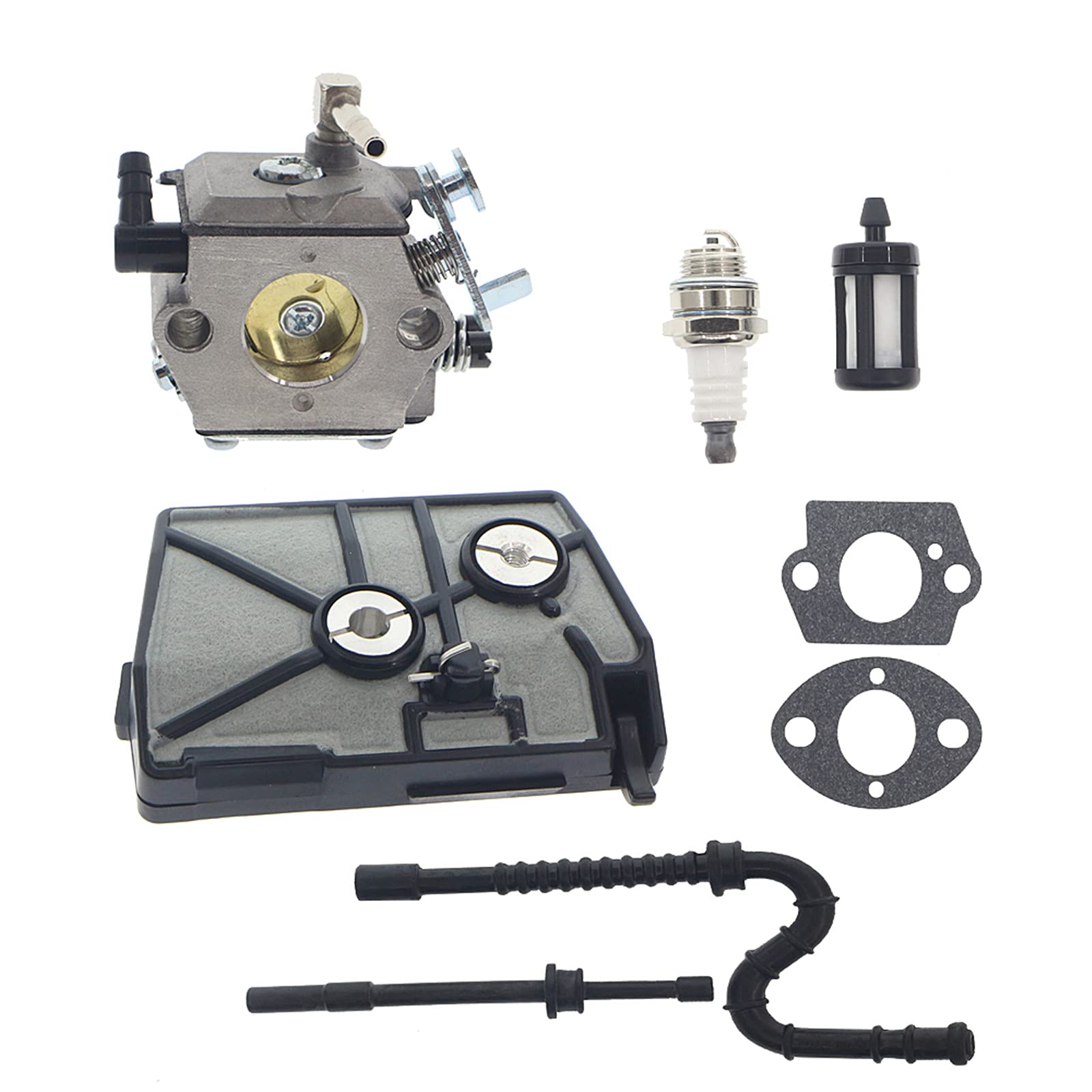 Masnln 028 Vergaser für Stihl 028 028AV 028WB Kettensägen, für Tillotson HU-40D, WT-16B Rasenmäher mit 028AV Luftfilter Kraftstoffleitung Masnln 028 Vergaser für Stihl 028 028AV 028WB Kettensägen, für Tillotson HU-40D, WT-16B Rasenmäher mit 028AV Luftfilter Kraftstoffleitung von Masnln