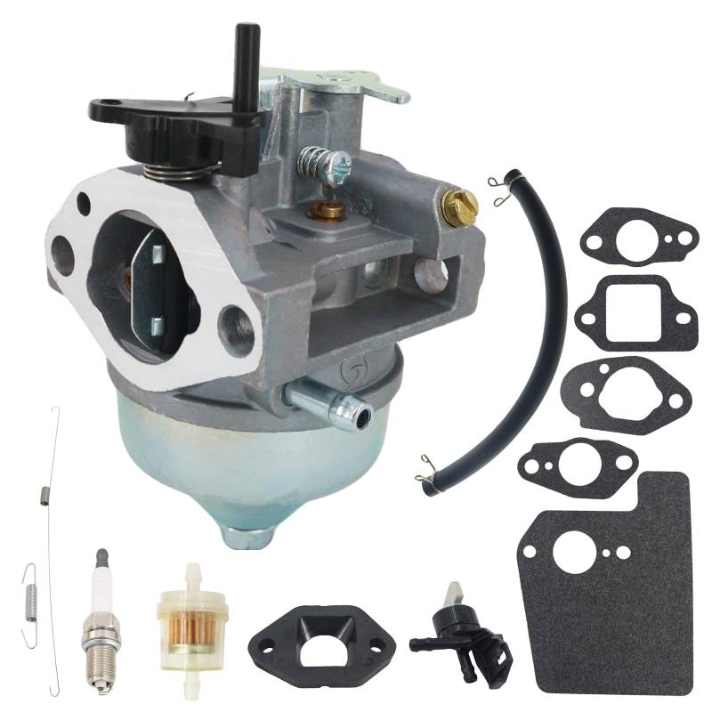 Masnln Vergaser 16100-Z0L-853 für Honda GCV160 GCV160A GCV160LA GCV160LA0 Motoren mit 16950-ZM0-003 Benzinhahn Kit von Masnln