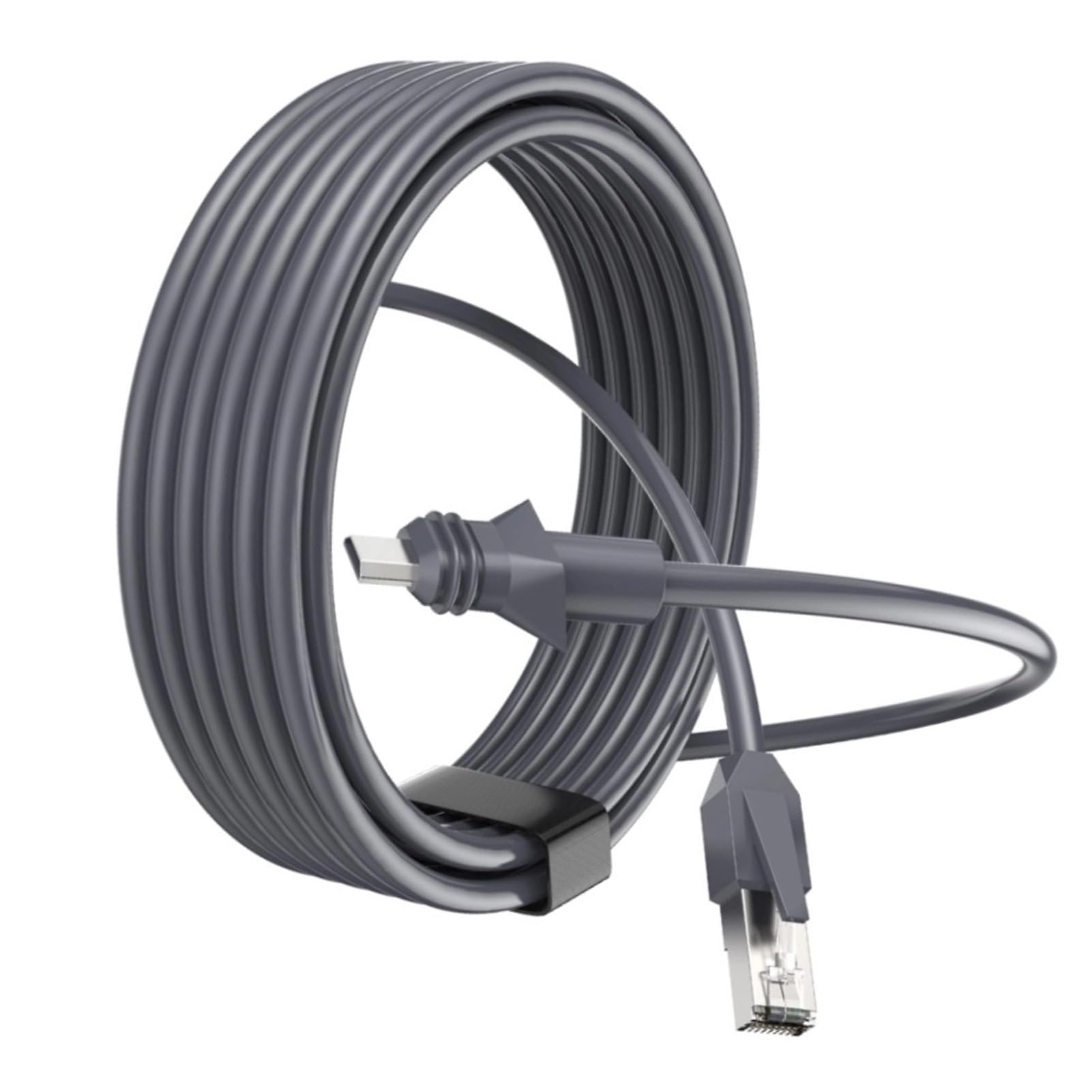 Gigabit-Kabel für Hochleistungs-Antennen für Router Wassersicher 26AW 1200 Mpbs Satelliten zu RJ45-Kabel für Winddichte und Regenfeste Zwecke Im Innen- und Außenbereich von Masyrt