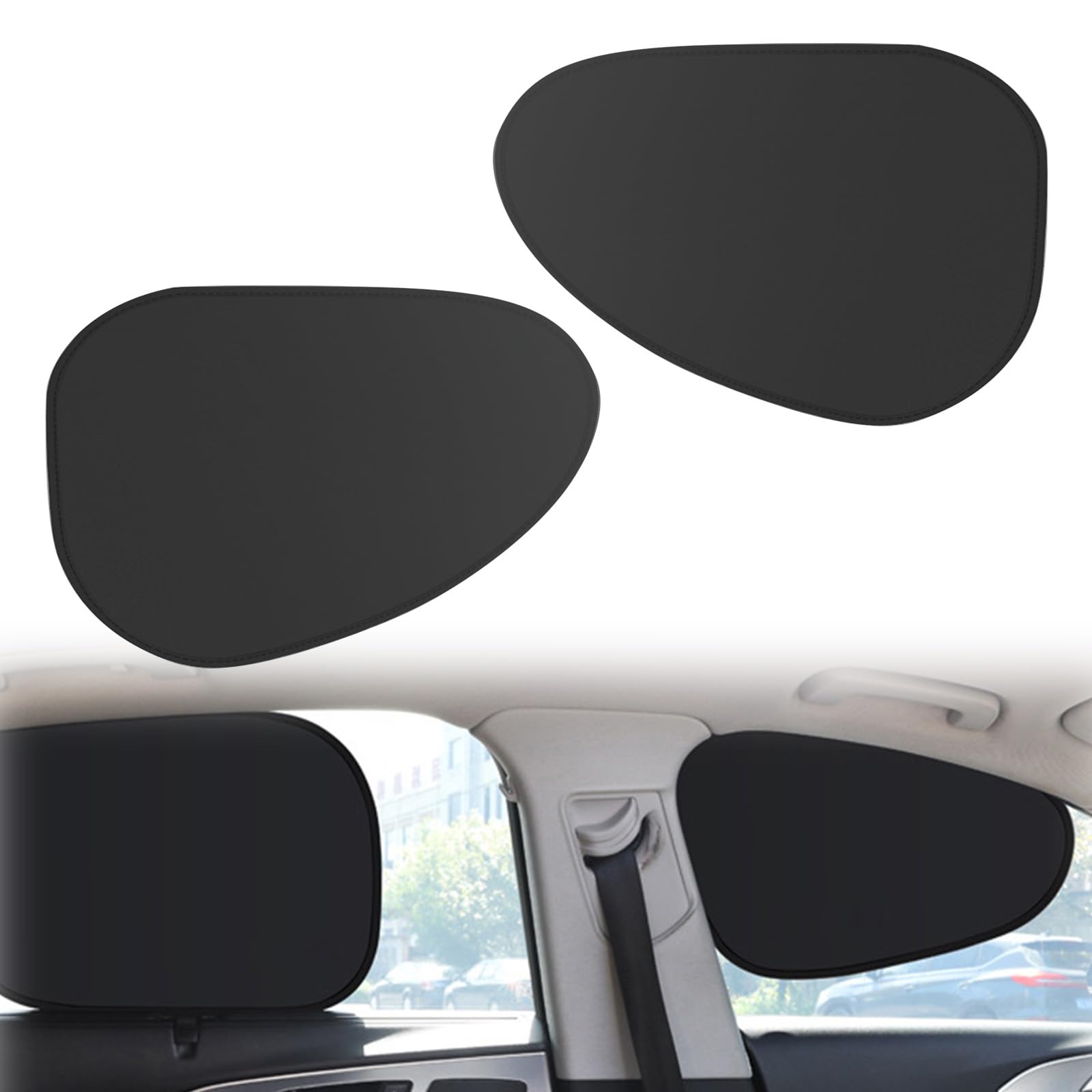 Universal Sonnenblende Auto Netz,Sonnenblende Auto Kinder mit UV Schutz,Universal Sonnenblende Auto Netz,Auto Fenster Sonnenschutz (Frontscheibe) von Matame