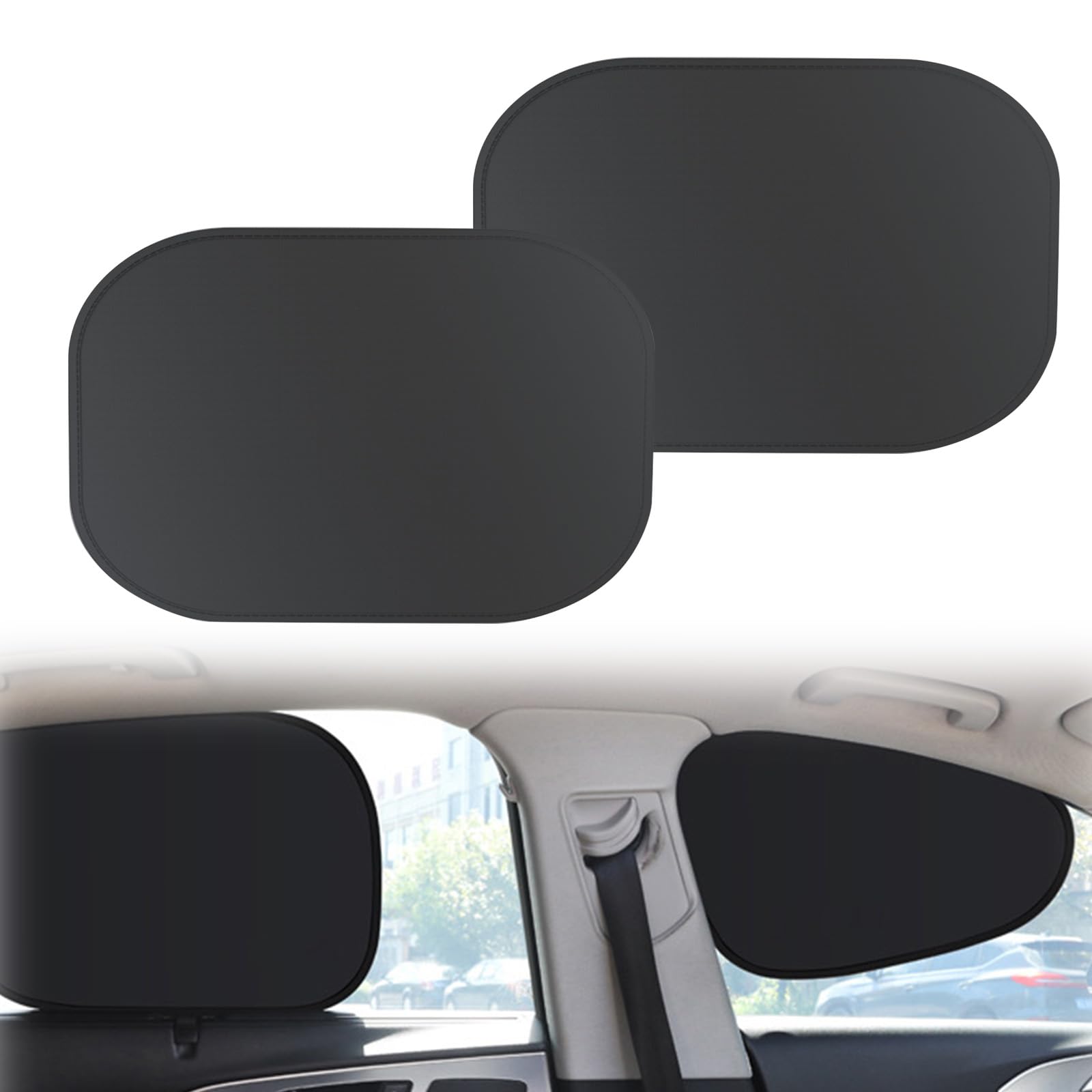 Universal Sonnenblende Auto Netz,Sonnenblende Auto Kinder mit UV Schutz,Universal Sonnenblende Auto Netz,Auto Fenster Sonnenschutz (Heckfenster) von Matame