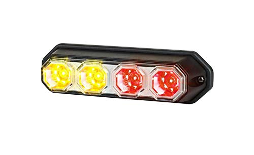 LED Rückleuchte 3 Funktion: Positionsleuchte, Bremsleuchte, Blinker, 147x42x37 für LKW PKW Anhänger Traktor Wohnmobile 12V 24V von Matel Service