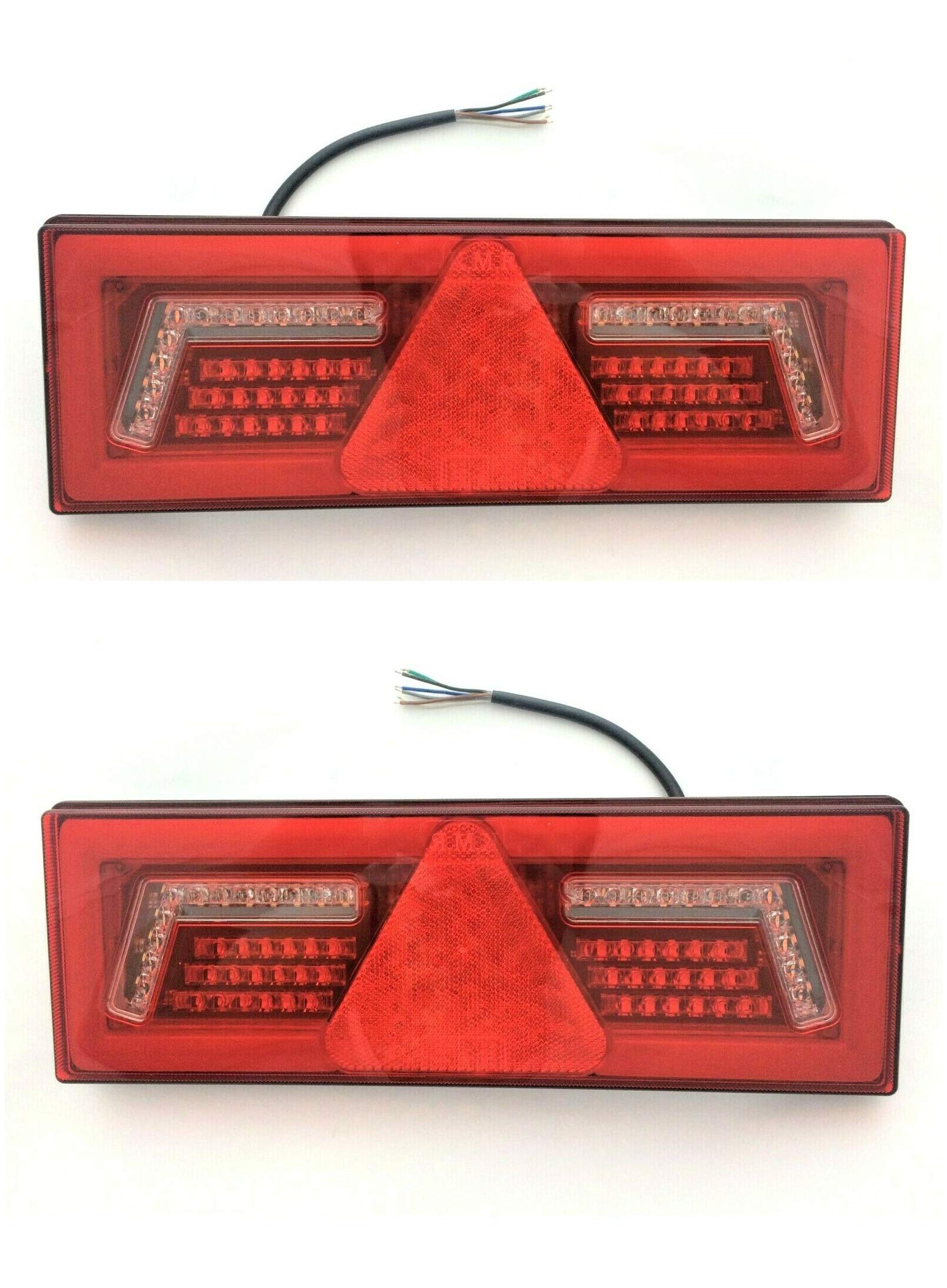 Matel Service 2x LED Rückleuchte 6 Funktionen Neon Effekt 12V 24V Traktor Bagger Kipper LKW Matel Service 2x LED Rückleuchte 6 Funktionen Neon Effekt 12V 24V Traktor Bagger Kipper LKW von Matel Service