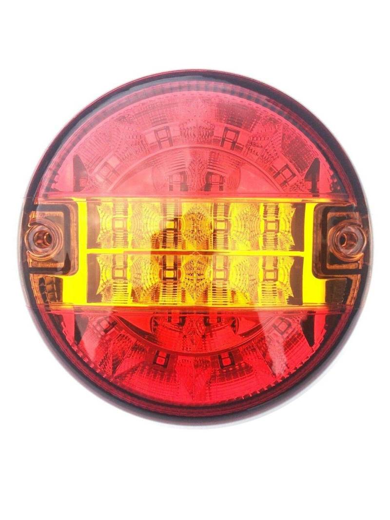 Matel Service LED Rückleuchte Rund ⌀140 mit Positionsleuchte, Bremsleuchte, Blinker für Anhänger LKW PKW usw. von Matel Service