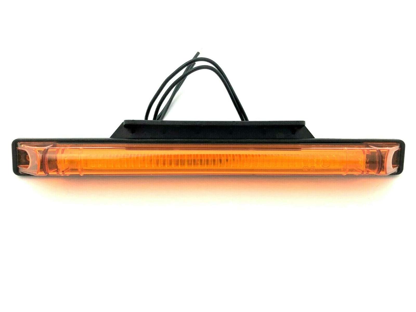 Matel Service Orange LED Seitenleuchte, Umrissleuchte, Begrenzungsleuchte für LKW PKW Anhänger, Trailer, Wohnwagen usw. von Matel Service