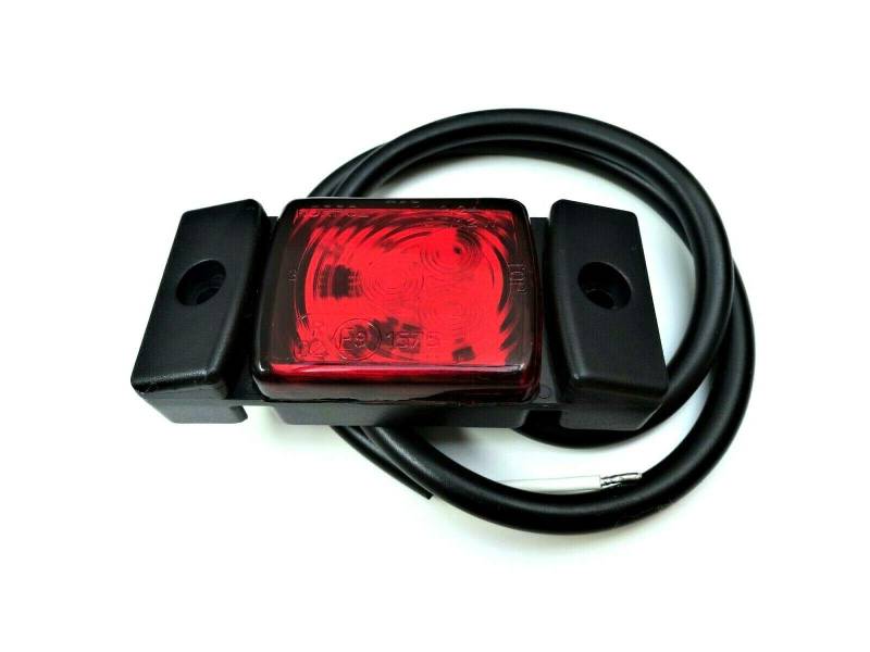 Matel Service Rot LED Umrissleuchte, Begrenzungsleuchte, Positionsleuchte für LKW PKW Anhänger, Trailer, Wohnwagen usw. von Matel Service