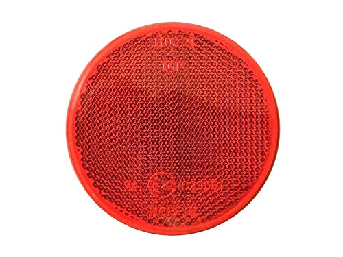 Matel Service Rot Rund Reflektor 78 mm Rückstrahler Katzenauge Selbstklebend Anhänger LKW E20 Matel Service Rot Rund Reflektor 78 mm Rückstrahler Katzenauge Selbstklebend Anhänger LKW E20 von Matel Service
