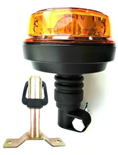 Matel Service Rundumleuchte mit 4 Blitzmuster 12V 24V ECE R65 R10 E9 LED mit Aufsteckrohr Halterung für Traktor PKW LKW Matel Service Rundumleuchte mit 4 Blitzmuster 12V 24V ECE R65 R10 E9 LED mit Aufsteckrohr Halterung für Traktor PKW LKW von Matel Service