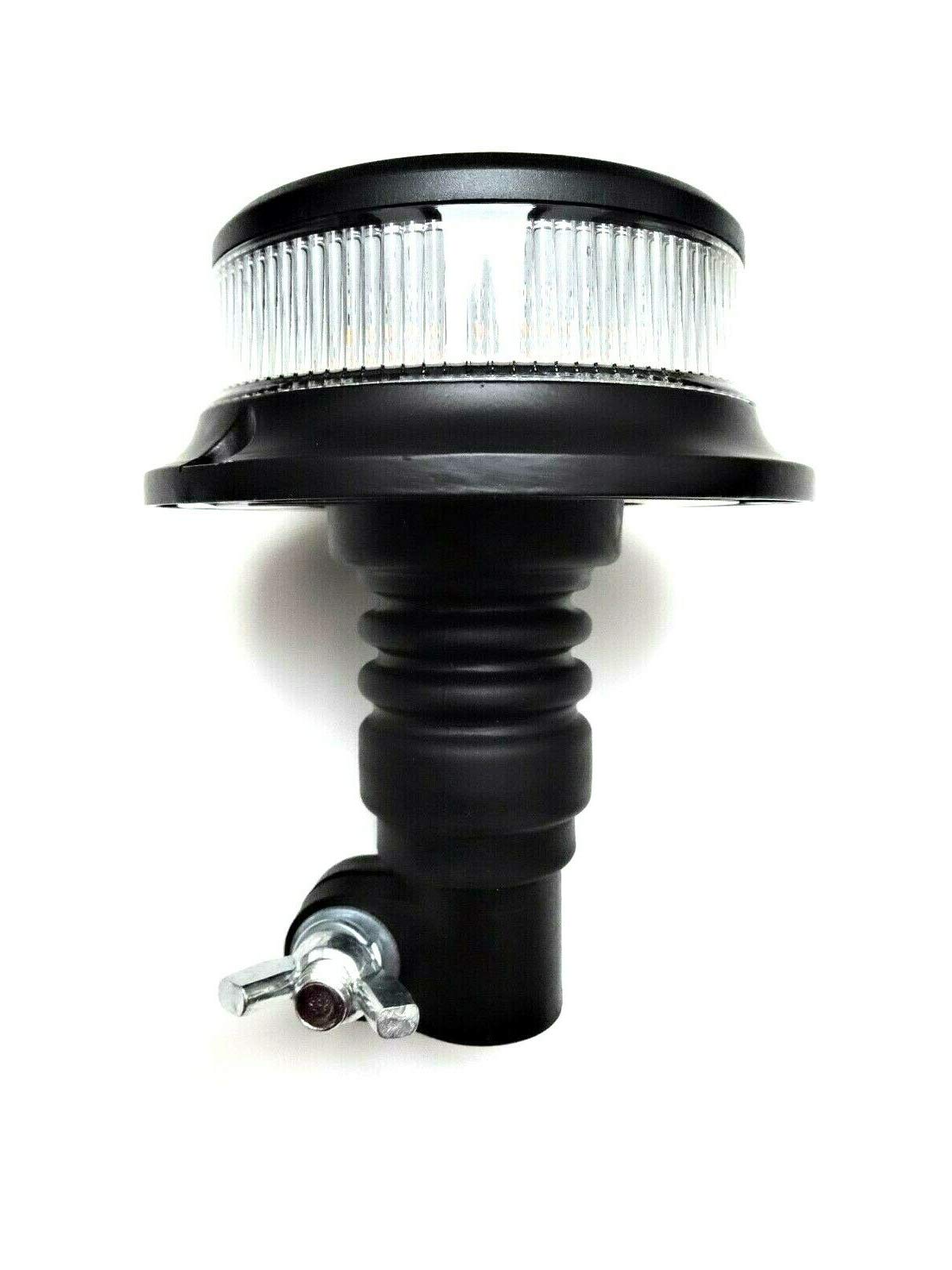Matel Service Orange weiß 18 LED Rundumleuchte 3 Blitzmuster 12V 24V ECE R65 R10 Warnleuchte Matel Service Orange weiß 18 LED Rundumleuchte 3 Blitzmuster 12V 24V ECE R65 R10 Warnleuchte von Matel Service
