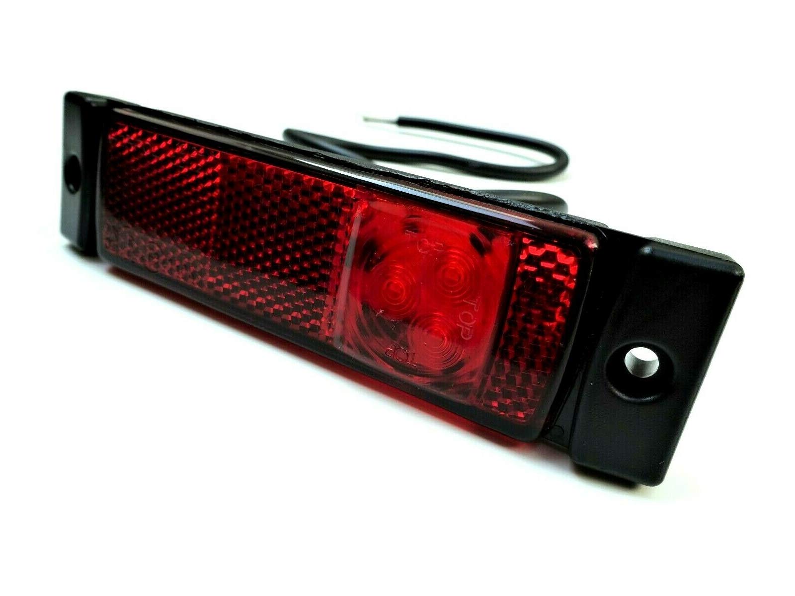 Rot LED Umrissleuchte, Begrenzungsleuchte, Positionsleuchte für LKW PKW Anhänger, Trailer, Wohnwagen usw. … von Matel Service
