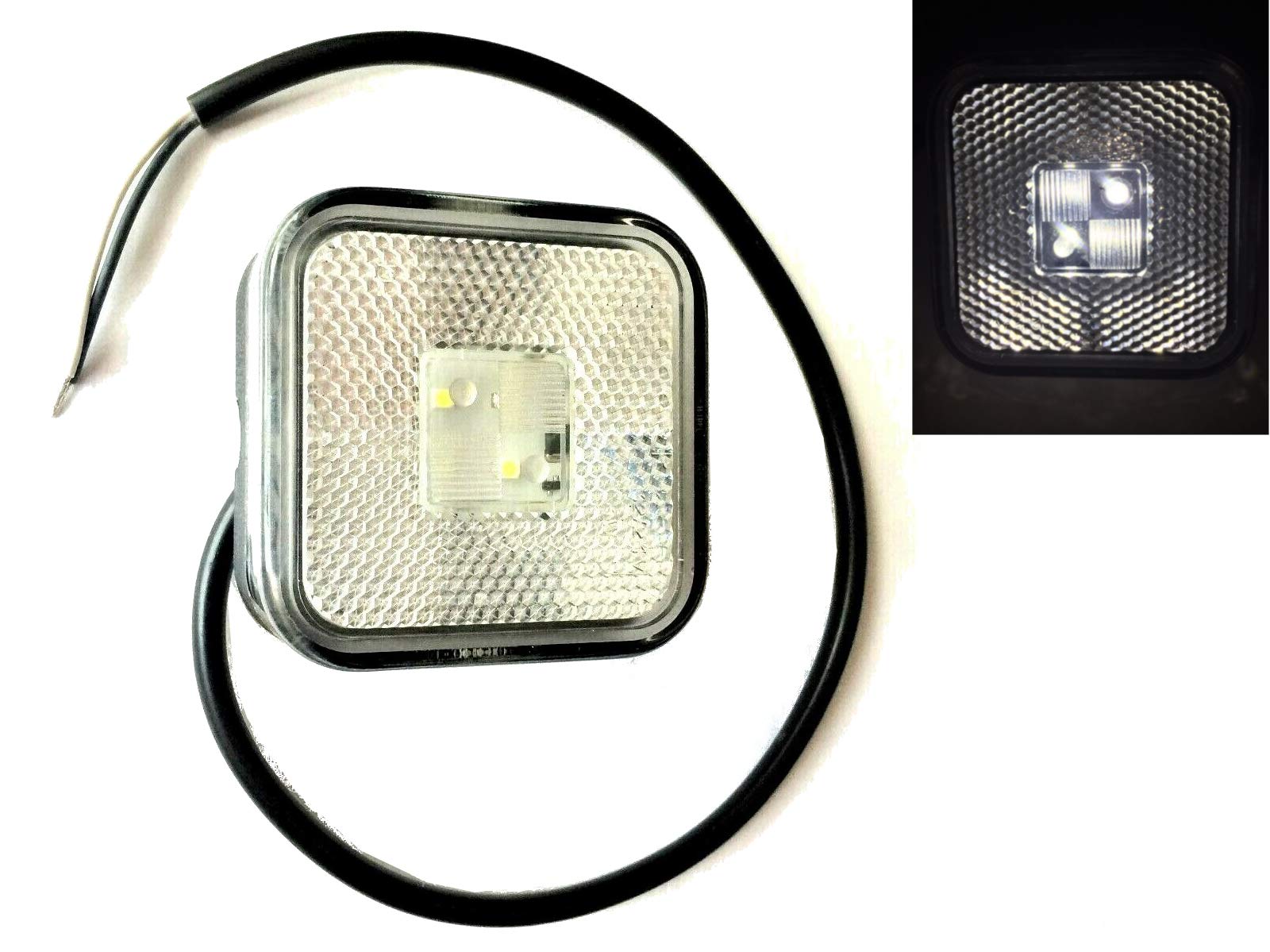 Weiß LED Umrissleuchte Begrenzungsleuchte Positionsleuchte E9 LKW PKW Anhänger von Matel Service