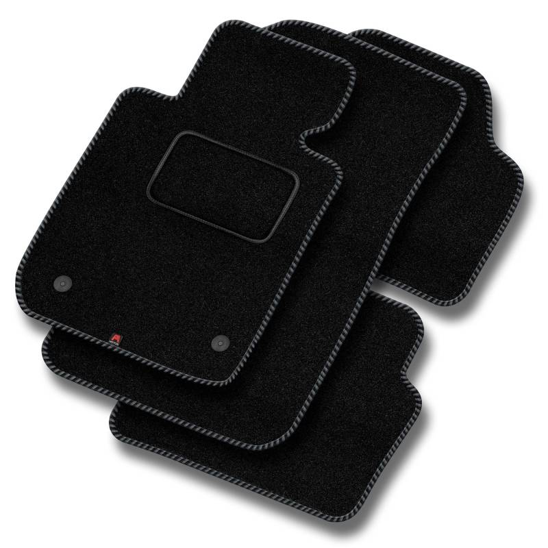 MatsMore Autoteppiche Automatten Velours Fussmatten passt für BMW 3er E30 1982-1994 - Standard, Gewebt, Grau fußmatten Auto - Erleben Sie neuen Fahrkomfort mit einem Velours- Auto fußmatten Satz für von MatsMore