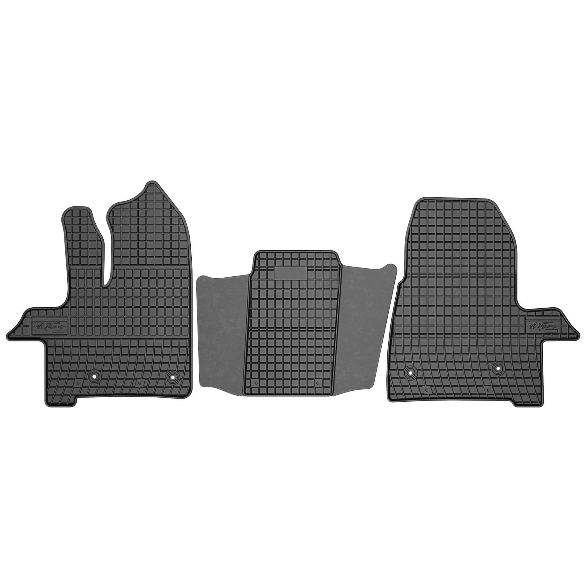 MatsMore Fussmatten gummi set passt für Ford Transit Custom ab 2017 Erleben Sie neuen Reisekomfort mit rutschfesten Fußmatten ElToro- Allwetter fußmatten Auto- Allwetter fußmatten Auto, Schutz vor Ver MatsMore Fussmatten gummi set passt für Ford Transit Custom ab 2017 Erleben Sie neuen Reisekomfort mit rutschfesten Fußmatten ElToro- Allwetter fußmatten Auto- Allwetter fußmatten Auto, Schutz vor Ver von MatsMore