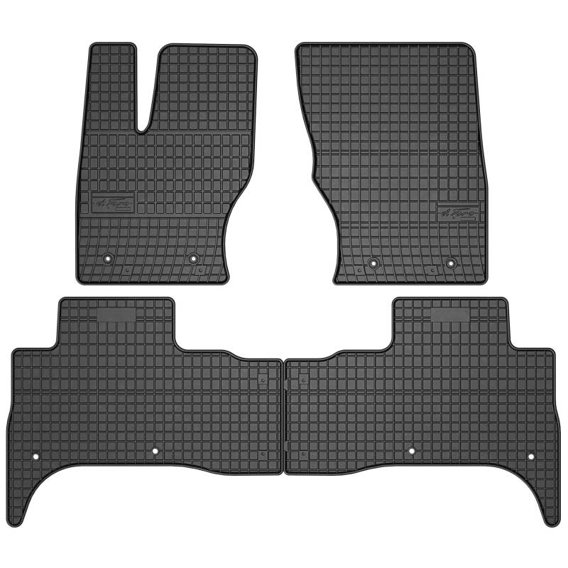 MatsMore Fussmatten Gummi Set passt für Land Rover Range Rover Sport II 2013-2022 Erleben Sie neuen Reisekomfort mit rutschfesten Fußmatten ElToro- Allwetter fußmatten Auto- Allwetter fußmatten Auto, von MatsMore