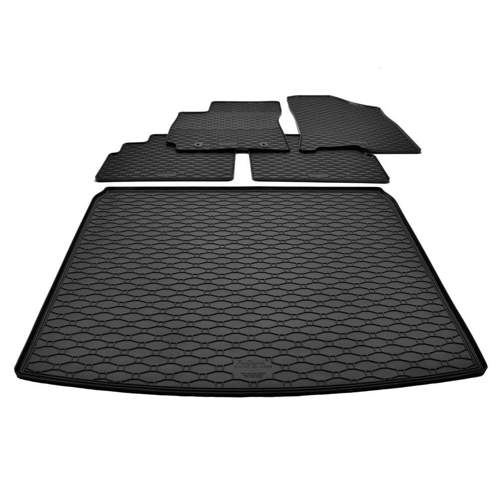 Mattenprofis Gummimatten + Gummi Kofferraumwanne Set RKK passend für Hyundai Kona II SX2 HEV ab Bj. 2023 Mattenprofis Gummimatten + Gummi Kofferraumwanne Set RKK passend für Hyundai Kona II SX2 HEV ab Bj. 2023 von Mattenprofis
