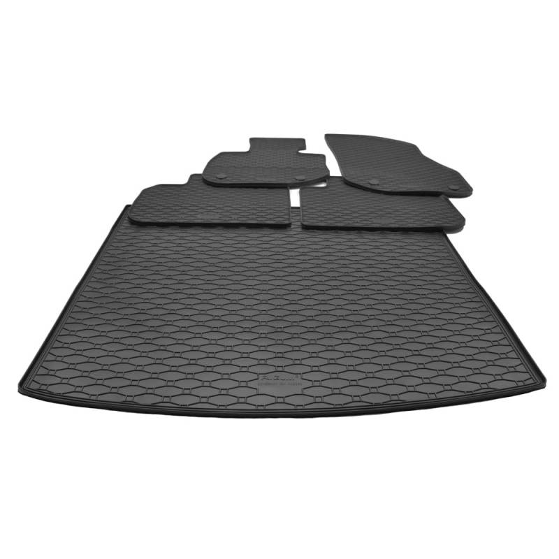 Mattenprofis Gummimatten + Gummi Kofferraumwanne Set passend für BMW X2 U10 ab Bj.2024 von Mattenprofis