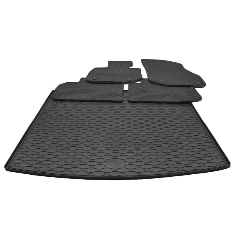 Mattenprofis Gummimatten + Gummi Kofferraumwanne Set passend für BMW iX1 X1e U11 ab Bj.2022 von Mattenprofis