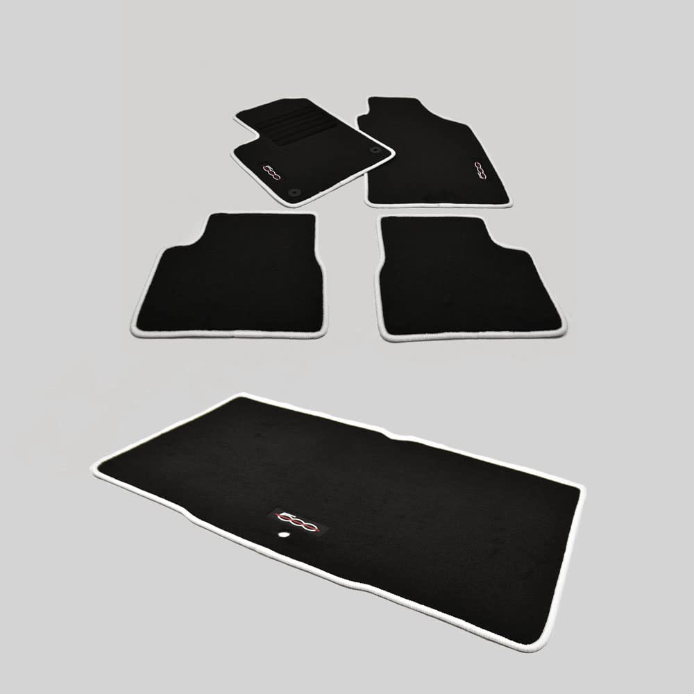 Velours Edition Fußmatten Set geeignet für FIAT 500E + FIAT 500E Cabrio Elektro ab Bj.2020 Weiss Velours Edition Fußmatten Set geeignet für FIAT 500E + FIAT 500E Cabrio Elektro ab Bj.2020 Weiss von Mattenprofis