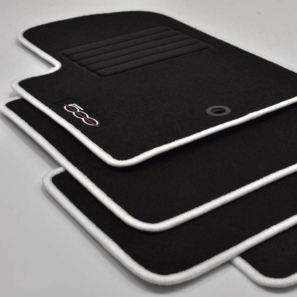 Velours Edition Fußmatten geeignet für FIAT 500 und 500 C Cabrio ab Bj.2007-2013 Weiss Velours Edition Fußmatten geeignet für FIAT 500 und 500 C Cabrio ab Bj.2007-2013 Weiss von Mattenprofis