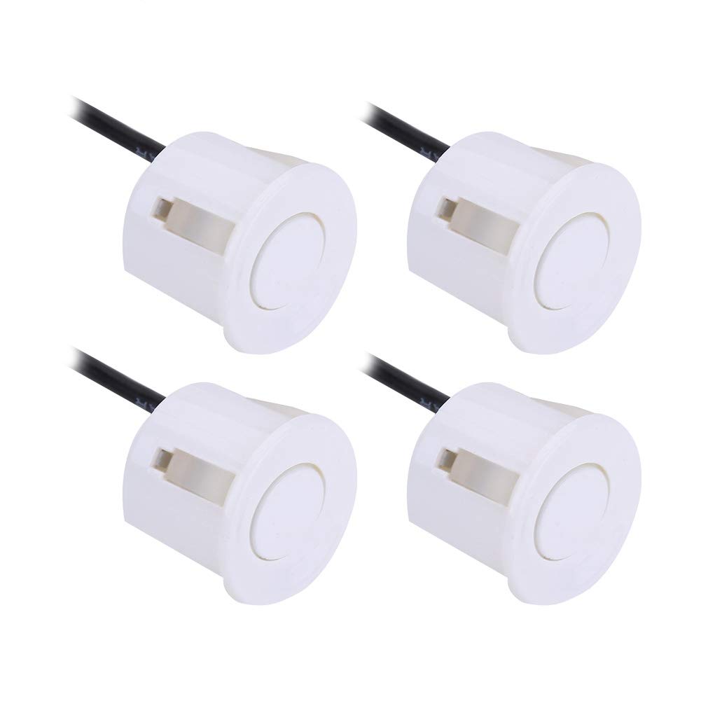Auto Parksensoren Sonde Backup Assist 4PCS Setzen Sie für die Meisten Fahrzeuge Hohe Sensibilität Universelles Wetterdicht (Weiß) von Matybobe