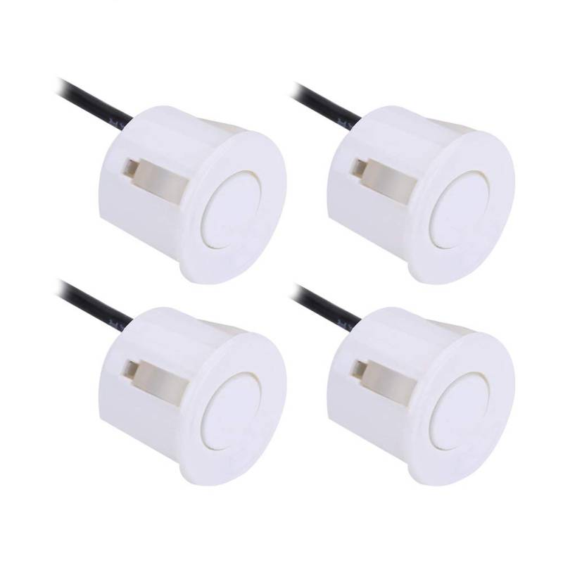 Auto Parksensoren Sonde Backup Assist 4PCS Setzen Sie für die Meisten Fahrzeuge Hohe Sensibilität Universelles Wetterdicht (Weiß) von Matybobe