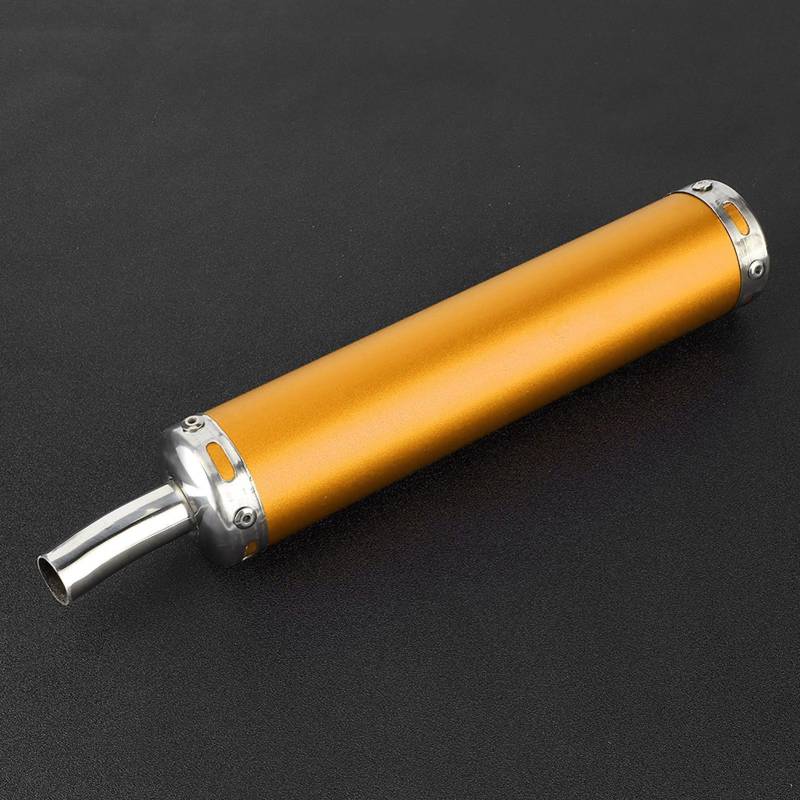 Edelstahl -Auspuffschalldler -Schalldämpfer 20mm 0,8 Zoll für 2 -Takt -Motorrad (Gold) von Matybobe