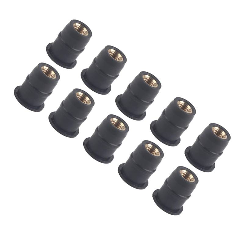 M5 Gummi -Wellnuts -Windschutzscheiben -Wellnuss -Kit für Motorräder ATV [breite Anwendung] von Matybobe