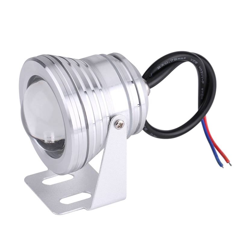 Marine Boat Yacht 12V LED Outdoor RGB Spotlight Lampe mit Fernbedienung (Silber-weiße Hülle) von Matybobe