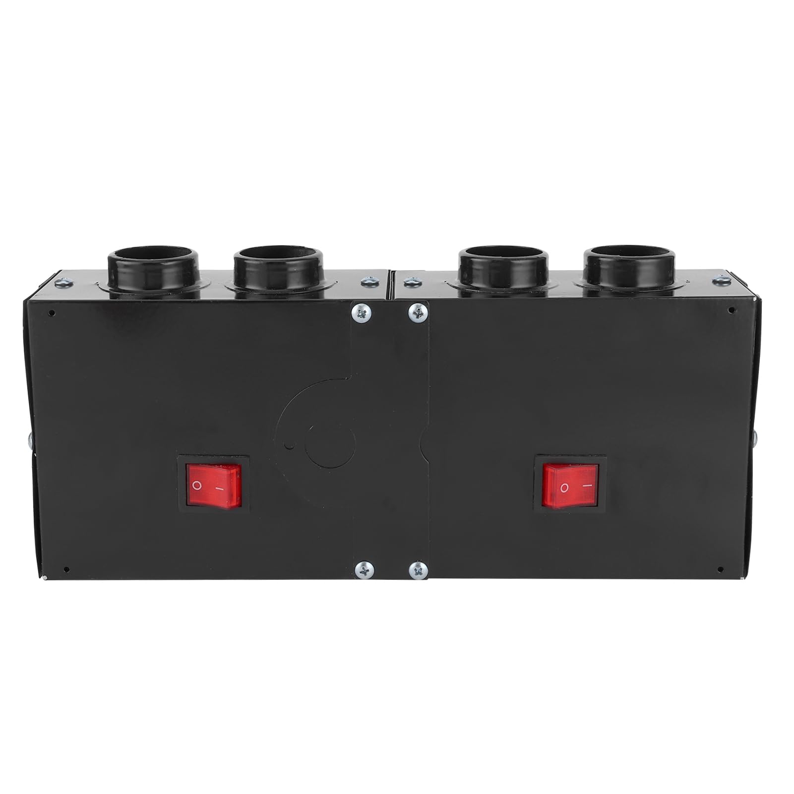 Matybobe Autoheizung Defogger 12V Auto Heizungslüfter 4 Loch 800W Iron Black Tragbare Einfache Installation von Matybobe