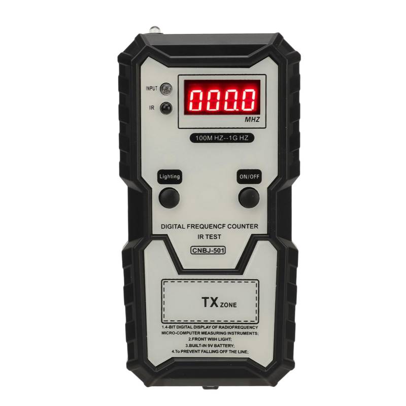 Matybobe Hohe Genauigkeit Digitale Anzeige Key FOB Frequenztester Remoteschlüssel Infrarotfrequenztester 100 M Hz Bis 1 G Hz für den Autoschlüssel von Matybobe