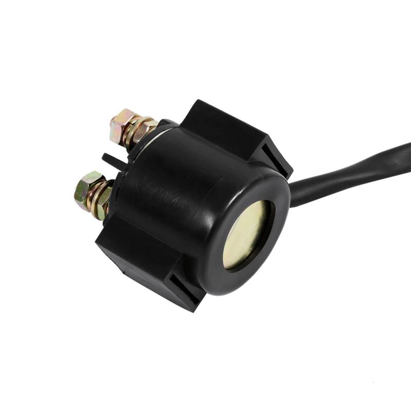 Matybobe Starterrelaismagnet Elektrische Gerätesteuerung GY6 Scooter Moped ATV Black 2 Pin Männlicher Stecker 12V 20W Elektrischer Schalter [die Meisten Elektronischen Anwendungen] von Matybobe