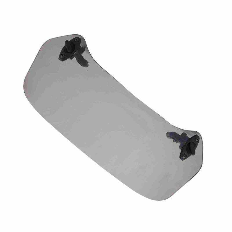 Motorrad Einstellbarer Windschutzscheibe Spoilerluft -Deflektor Universal Windschirm Transparent (Raucher kleines Modell) von Matybobe