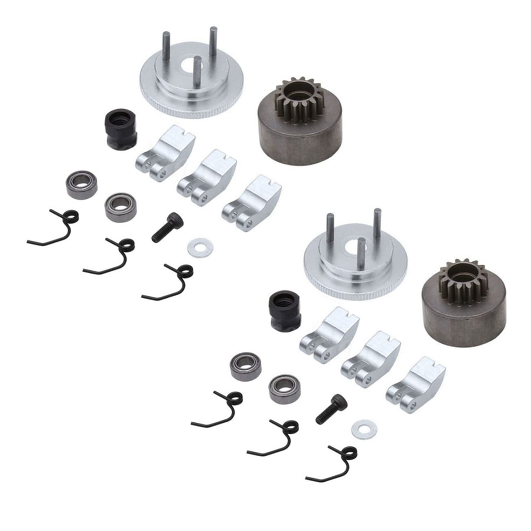 Mauedest 2X Glocke 14T Getriebe Lager Kupplungs Schuhe Federn & Motor Mutter Schwung Rad Baugruppe für Mauedest 2X Glocke 14T Getriebe Lager Kupplungs Schuhe Federn & Motor Mutter Schwung Rad Baugruppe für von Mauedest