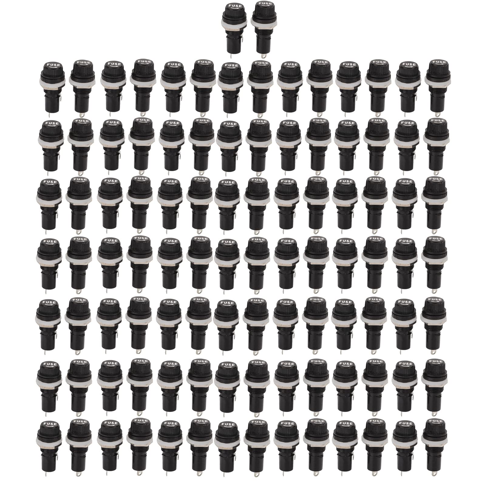 100pcs 5x20mm Sicherungshalter 10A 250V Elektrischer Panelmontiert Sicherungshalter für Elektronische Geräte Schweißmaschinen 100pcs 5x20mm Sicherungshalter 10A 250V Elektrischer Panelmontiert Sicherungshalter für Elektronische Geräte Schweißmaschinen von Mavaol